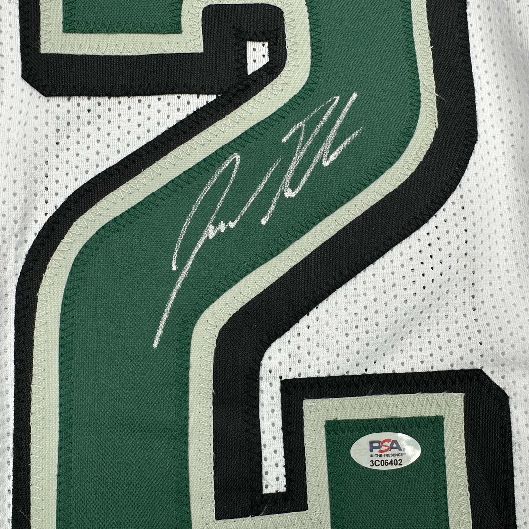 Autographed/Signed Jason Kelce Philadelphia White Jersey PSA/DNA COA