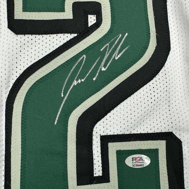 Autographed/Signed Jason Kelce Philadelphia White Jersey PSA/DNA COA