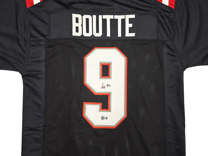New England Patriots Kayshon Boutte Signed Blue Jersey Beckett Witness