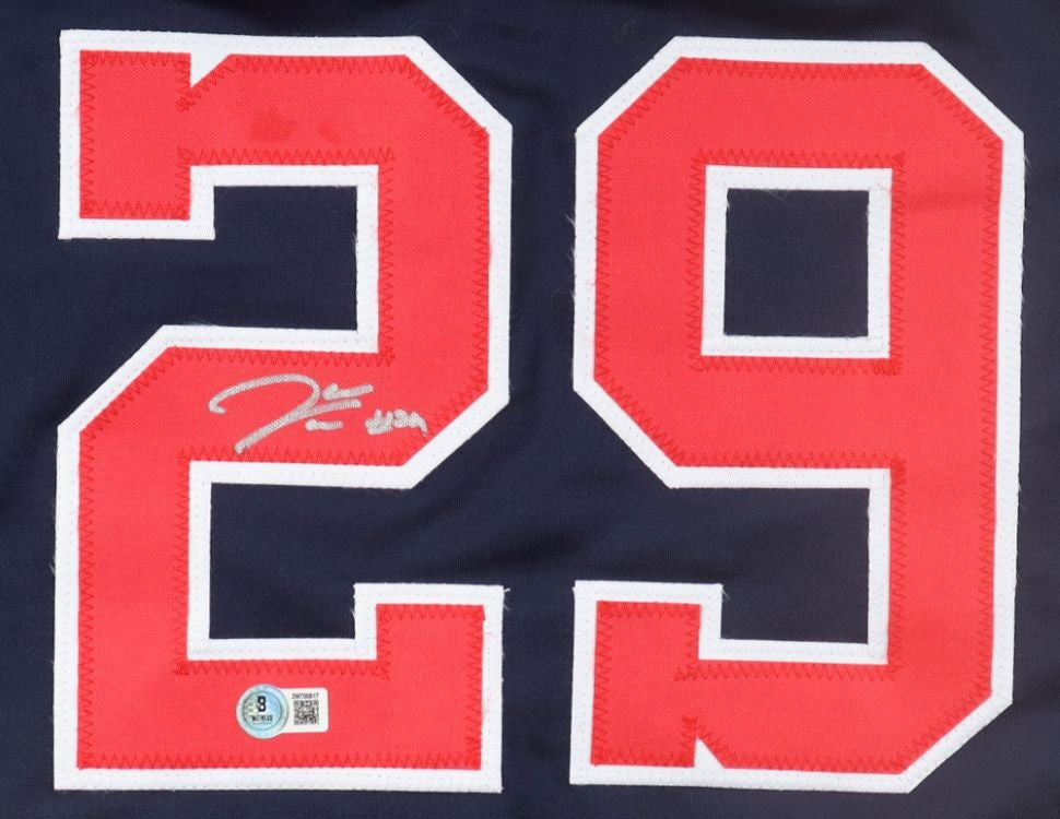 James Wood Washington Signed Navy Baseball Jersey BAS