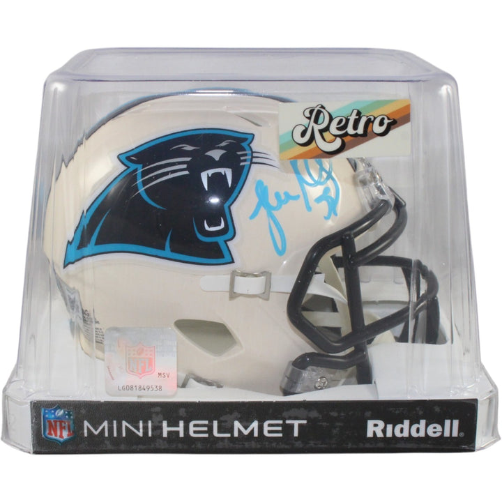 Luke Kuechly Autographed Carolina Panthers Retro Mini Helmet Beckett WIT 56897