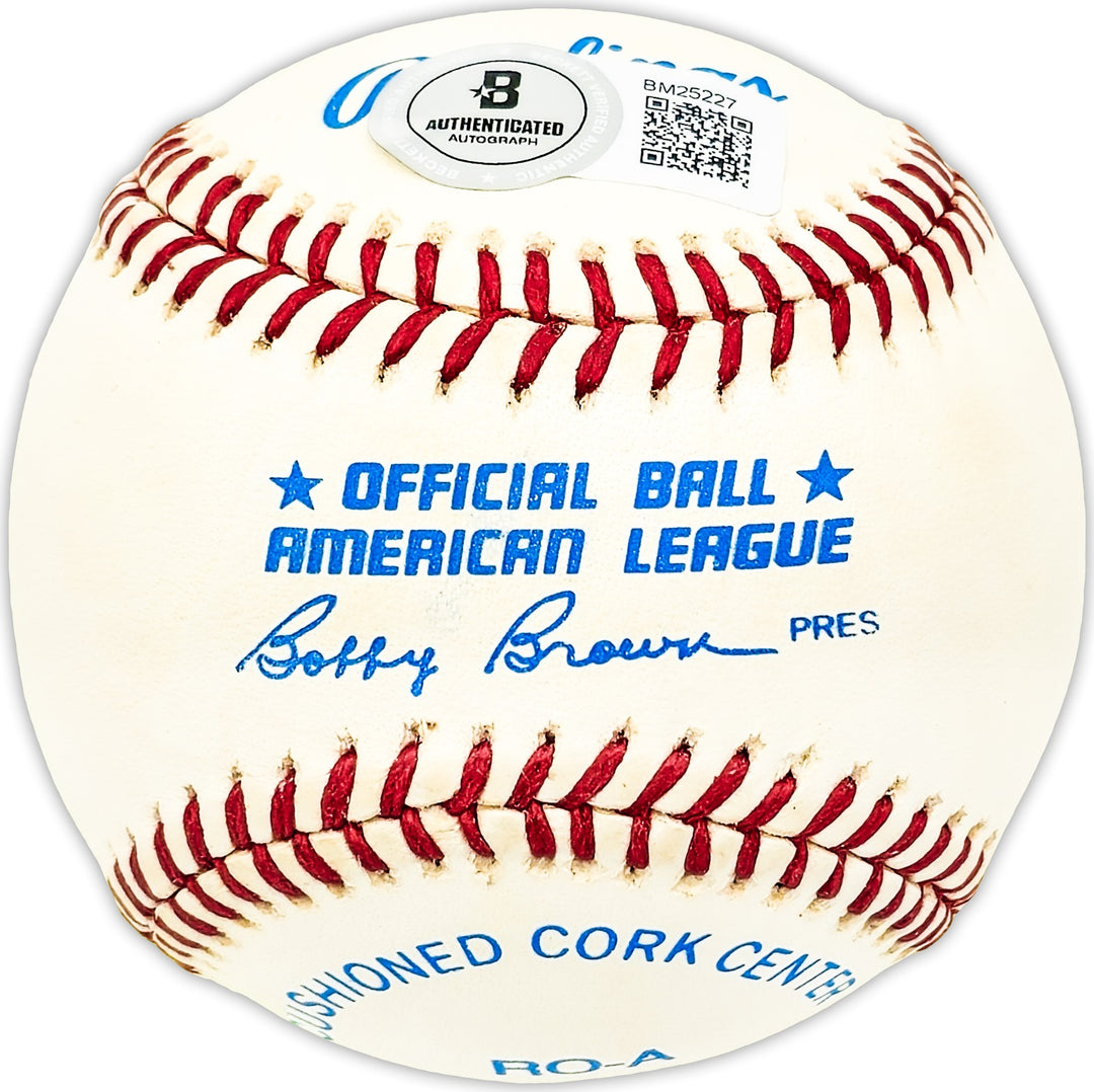 Pompeyo Yo-Yo Davalillo Autographed AL Baseball Senators Beckett QR #BM25227