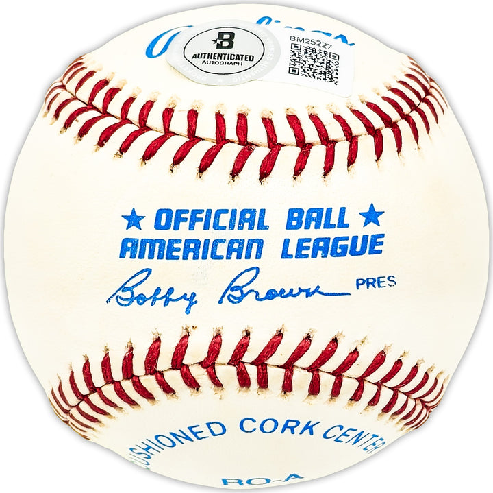 Pompeyo Yo-Yo Davalillo Autographed AL Baseball Senators Beckett QR #BM25227