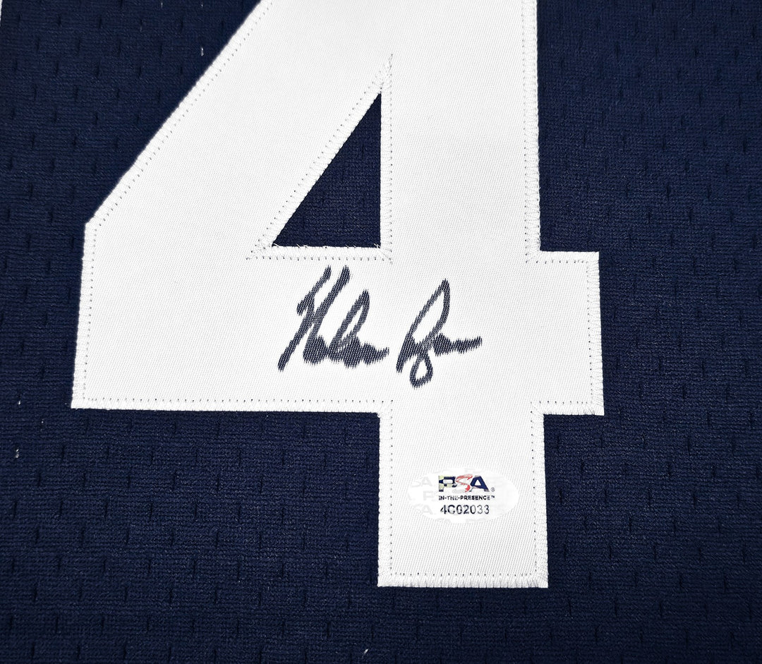 Houston Astros Nolan Ryan Signed Blue Mitchell & Ness Cooperstown Collection
