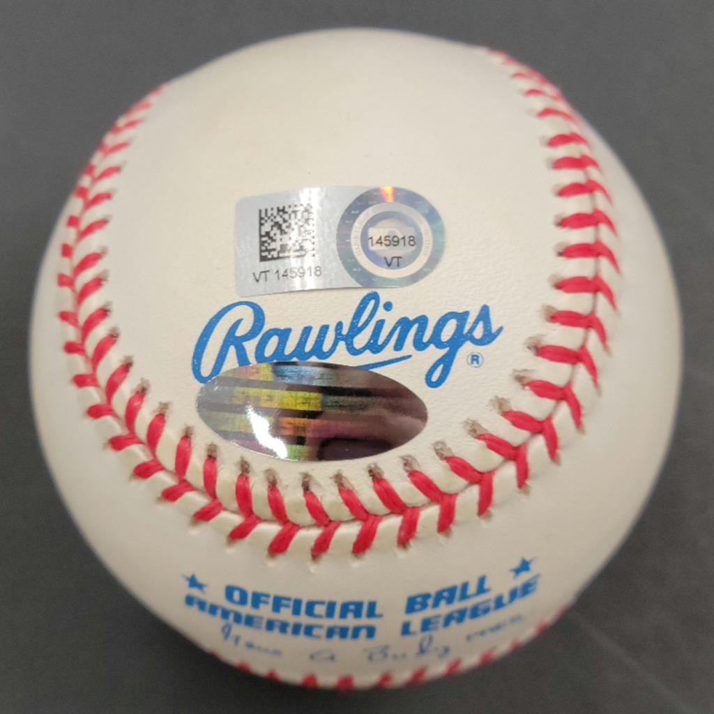 Mike Trout & Muhammad Ali signed "GOATs" MLB Baseball Inscription ~ MLB Steiner