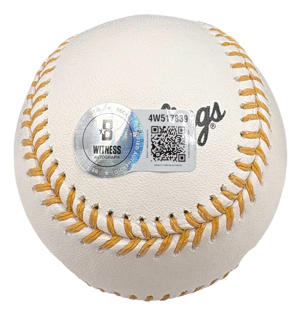 Matt Chapman San Francisco Giants Signed Official MLB Gold Glove Baseball BAS
