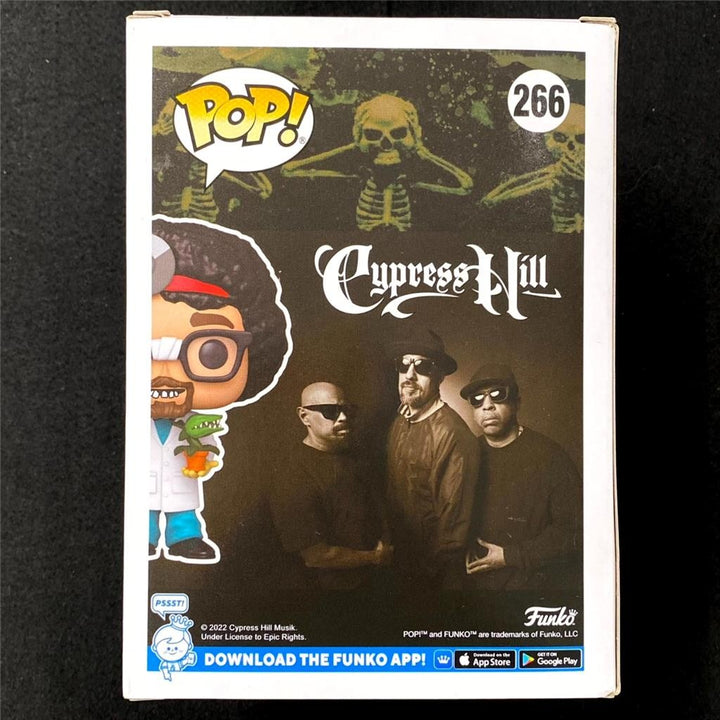 B-Real signed Cypress Hill Dr. Greenthumb Funko Pop! 266 figure autograph PSA