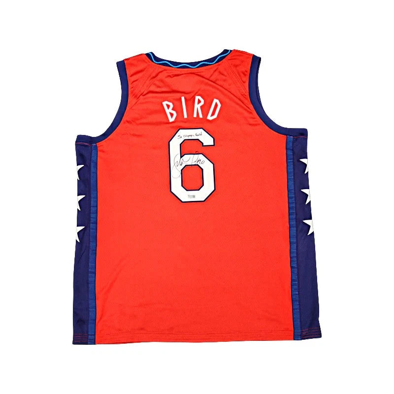 Sue Bird USA Olympic Autographed Red Jersey with "5x Olympic Gold" Inscription (CX Auth)