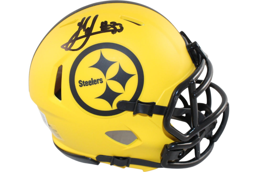 Jack Sawyer Autographed Pittsburgh Steelers Rave Mini Helmet Beckett 51636