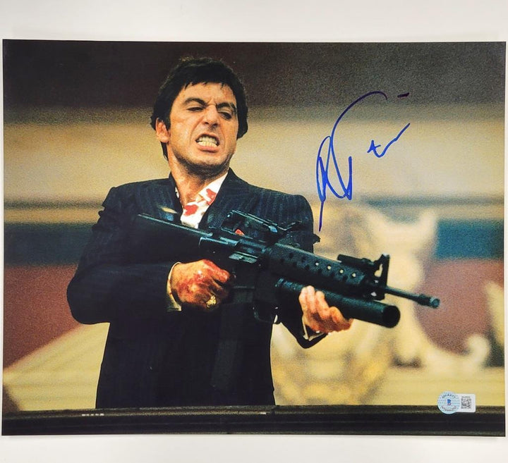 Al Pacino signed Scarface 11x14 photo autograph ~ Beckett BAS