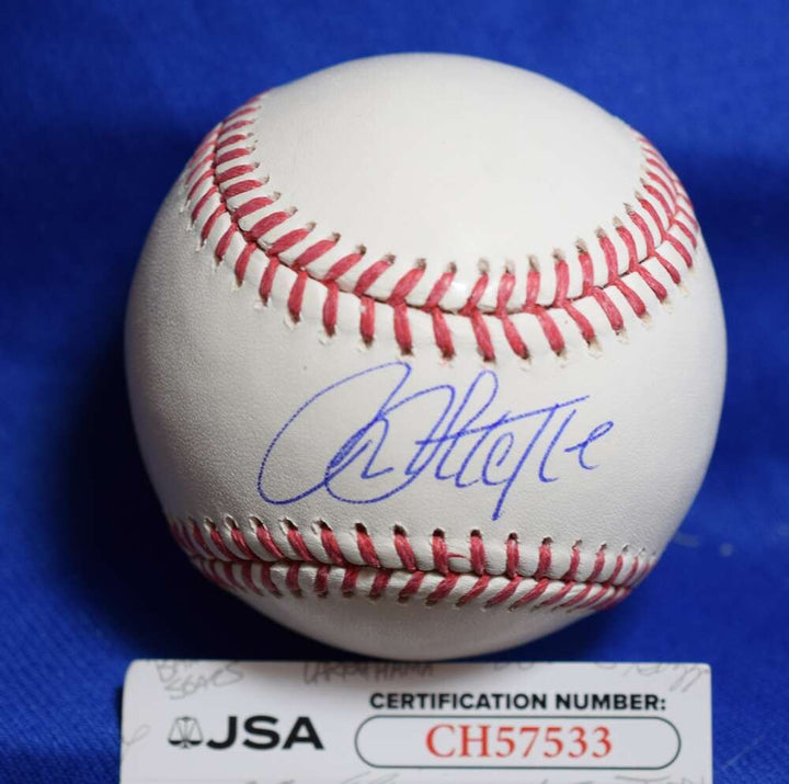 Rick Sutcliffe JSA COA Autographed Official Major League OML Signed Baseball