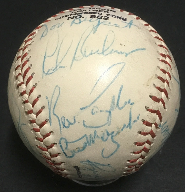 1979 Mariners Red Sox signed baseball 14 auto Bill Mazeroski Jonny Pesky COA