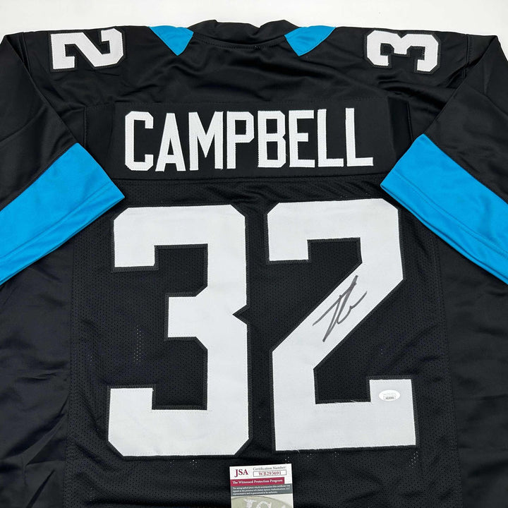 Autographed/Signed Tyson Campbell Jacksonville Black Jersey JSA COA