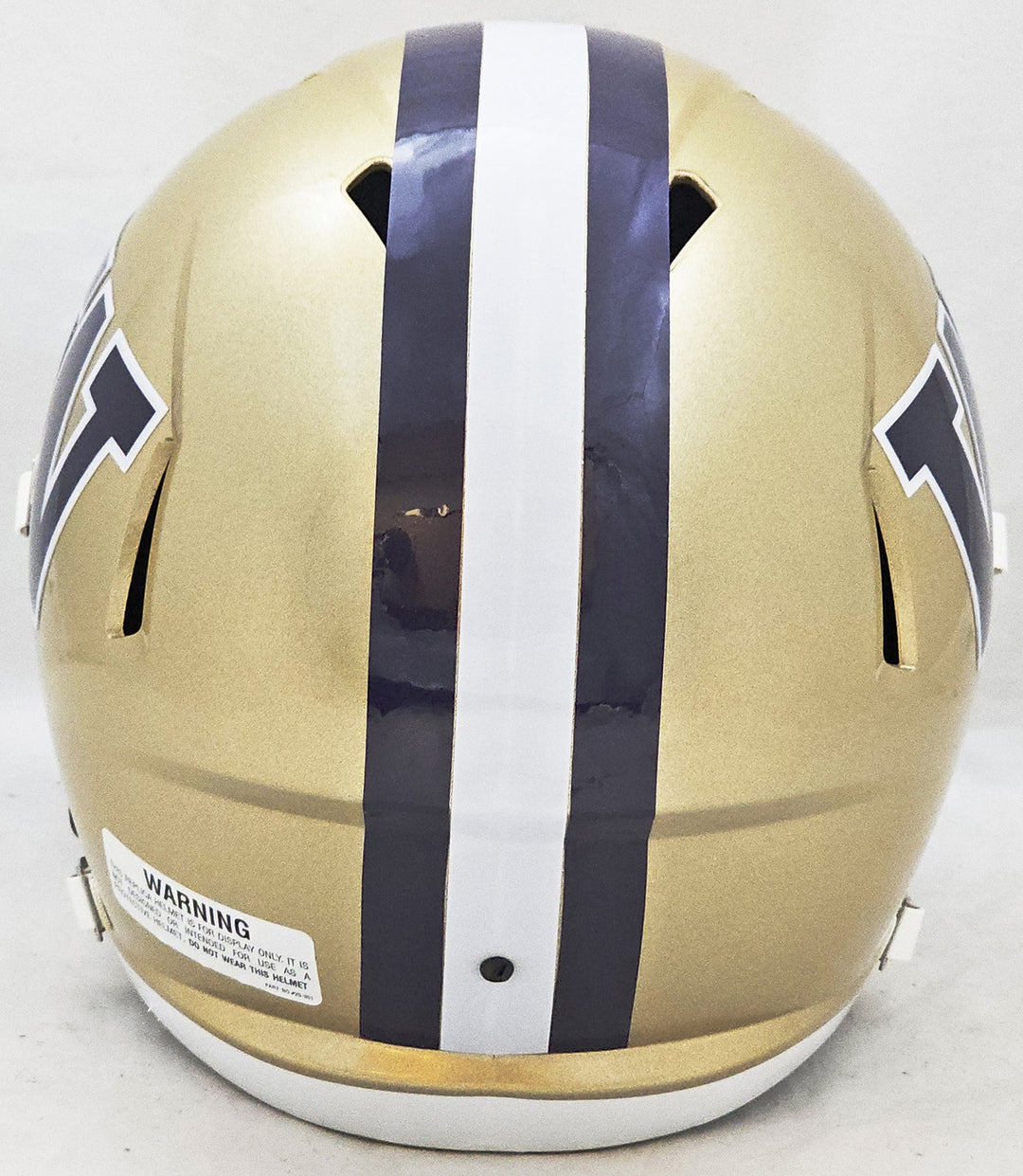 Washington Huskies Unsigned Gold Full Size Replica Speed Helmet
