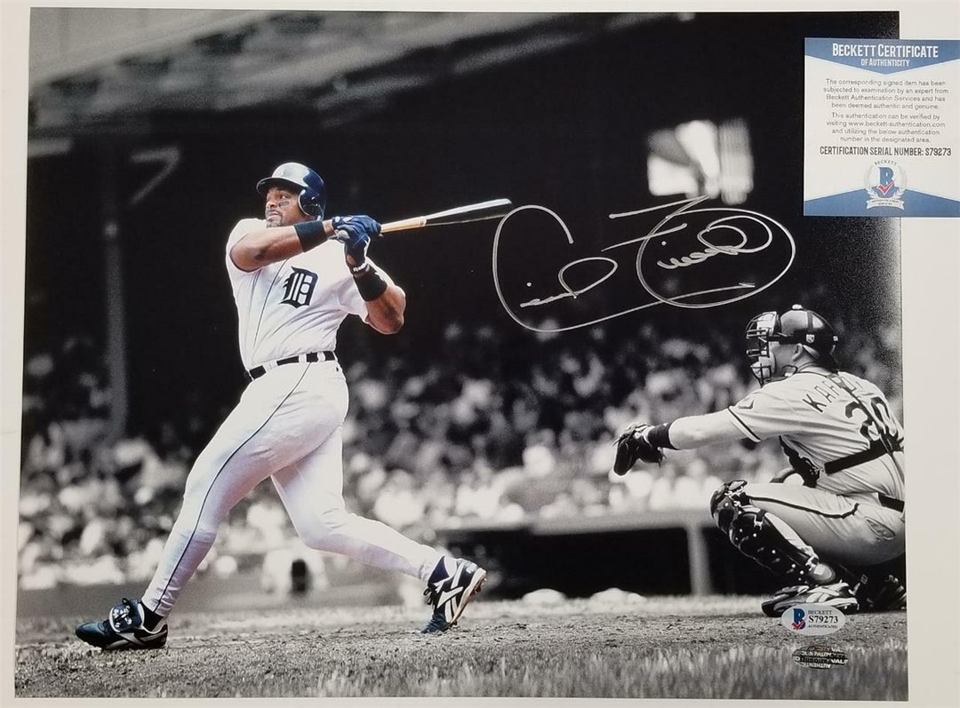 Cecil Fielder signed 11x14 Photo #1 Detroit Tigers Autograph ~ Beckett BAS COA