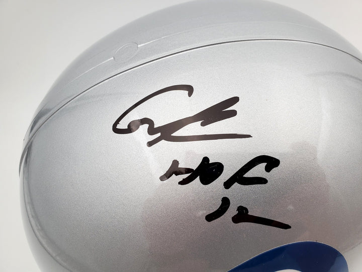 Cortez Kennedy Signed Seahawks Throwback Full Size Helmet "HOF '12" Beckett