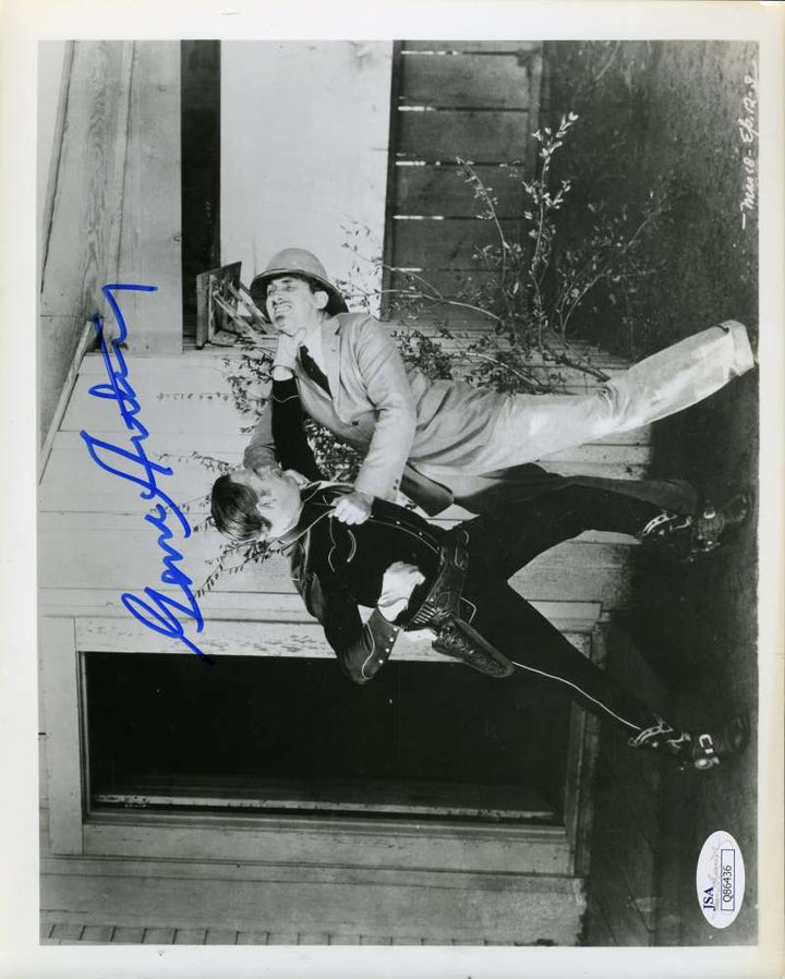 Gene Autry Jsa Coa Hand Signed 8x10 Photo Authenticated Autograph