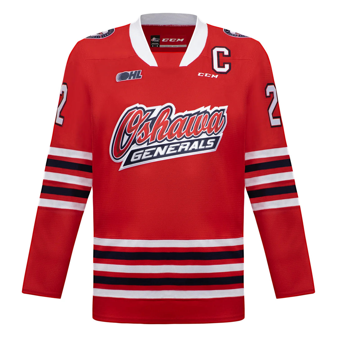 Boone Jenner Autographed Oshawa Generals CCM CHL Jersey