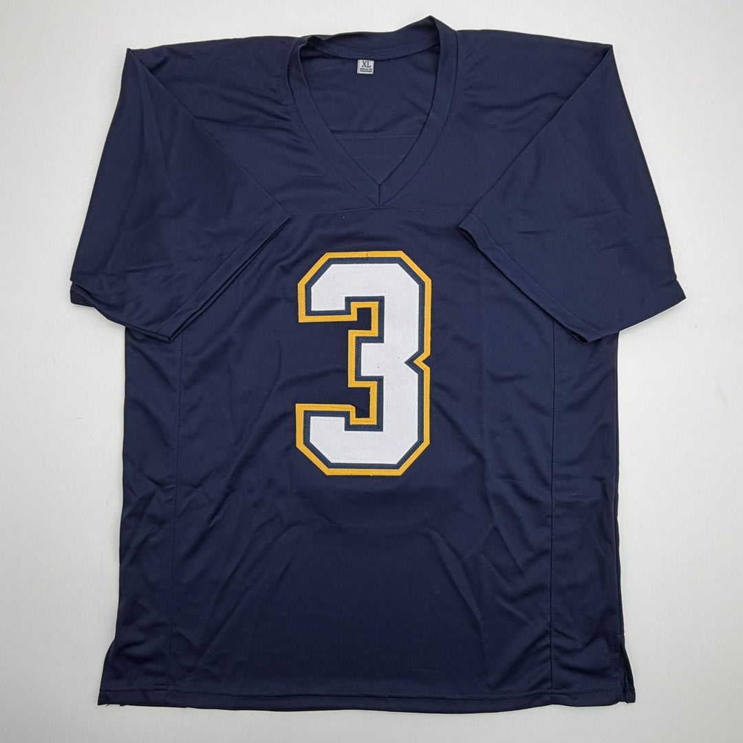Autographed/Signed Derwin James Los Angeles Navy Blue Jersey Beckett COA