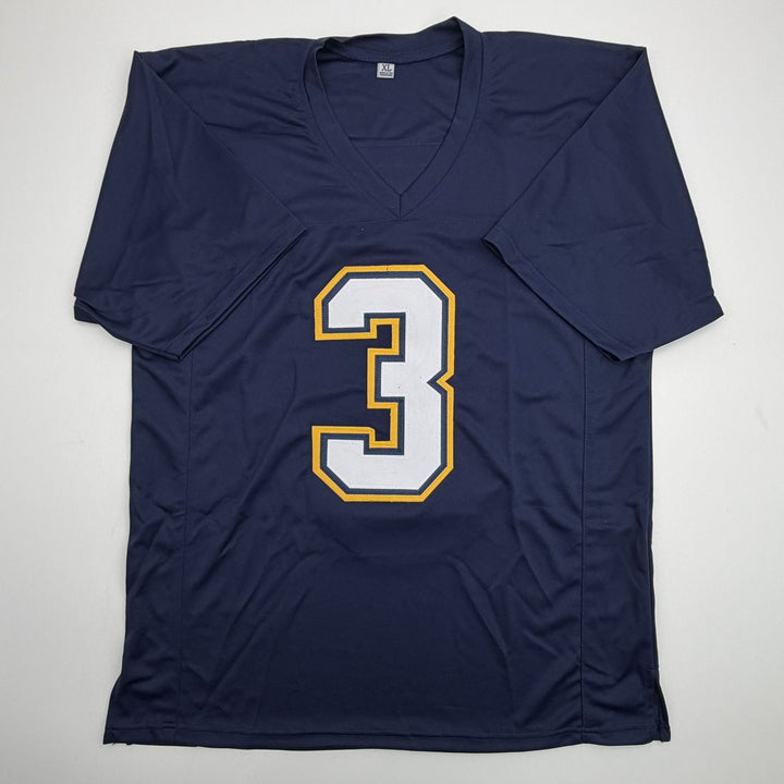 Autographed/Signed Derwin James Los Angeles Navy Blue Jersey Beckett COA