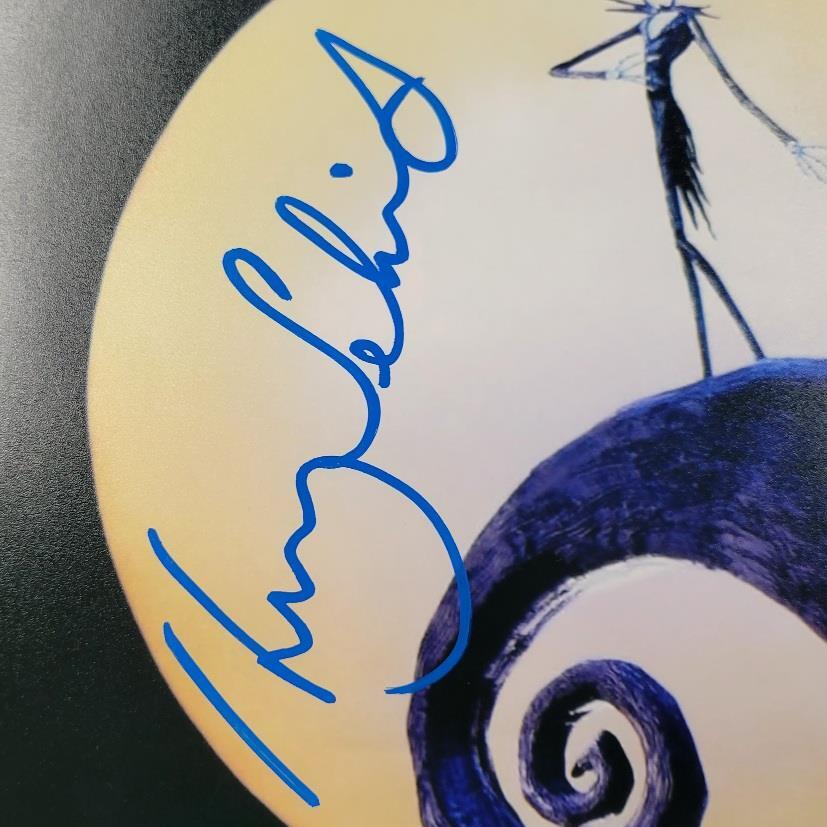Henry Selick signed Nightmare Before Christmas 12x18 photo poster (A) ~ BAS holo