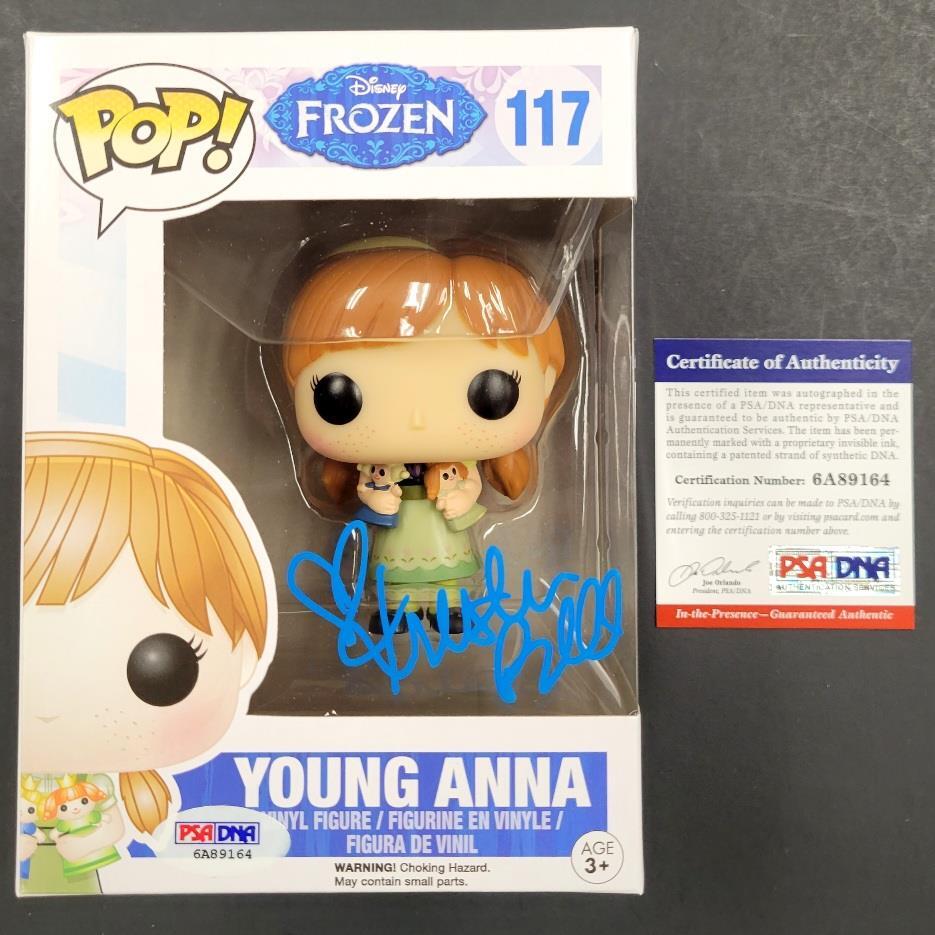 Kristen Bell Full autograph signed Frozen Young Anna Funko Pop ~ PSA/DNA COA
