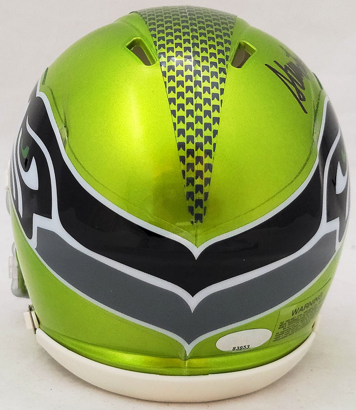 Steve Largent Signed Seattle Seahawks Flash Green Mini Helmet "HOF 95" MCS Holo