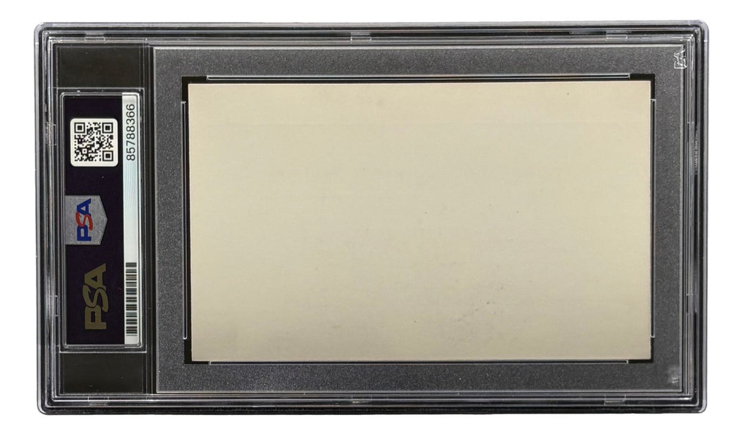 Max Carey Signed Index Card Pittsburgh Pirates PSA/DNA