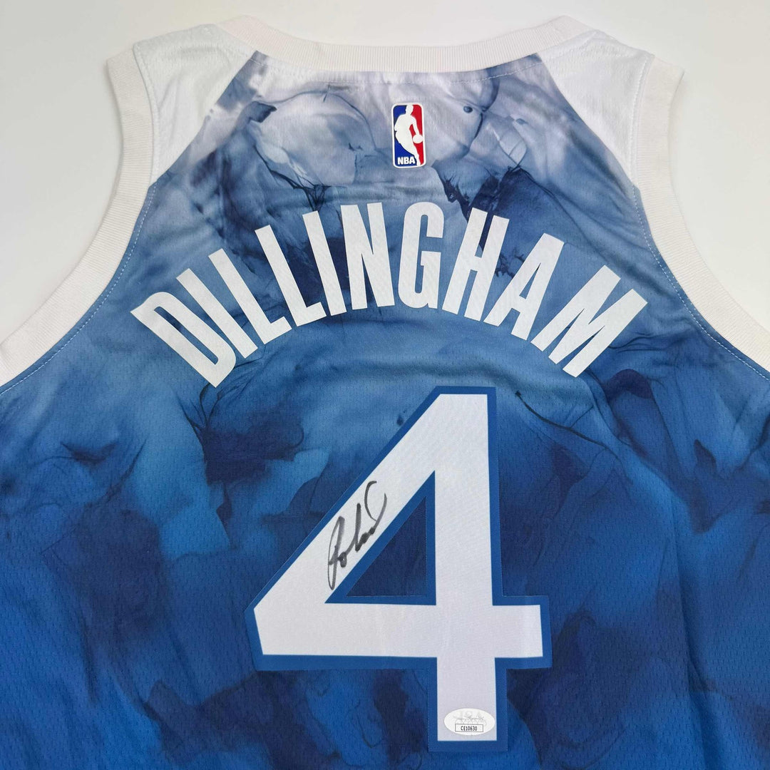 Autographed/Signed Rob Dillingham Minnesota Blue Basketball Jersey JSA COA