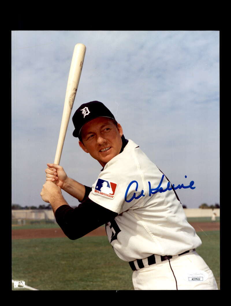 Al Kaline JSA Coa Signed  8x10 Photograph Autographed Tigers