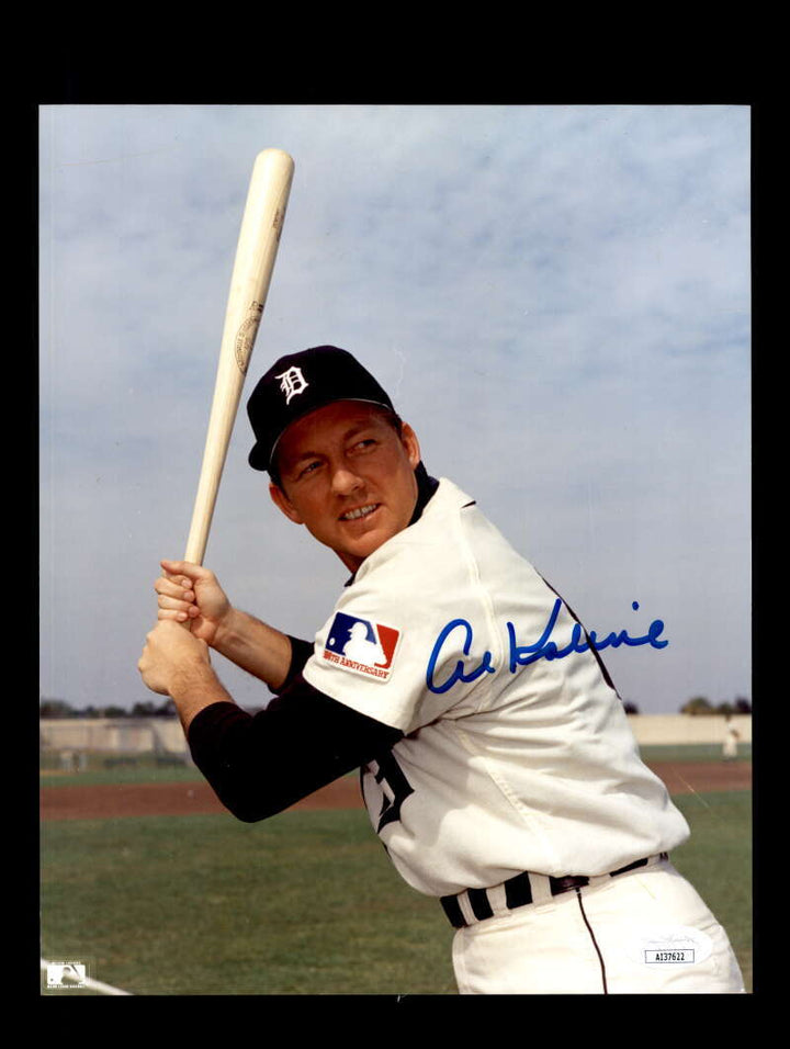 Al Kaline JSA Coa Signed  8x10 Photograph Autographed Tigers