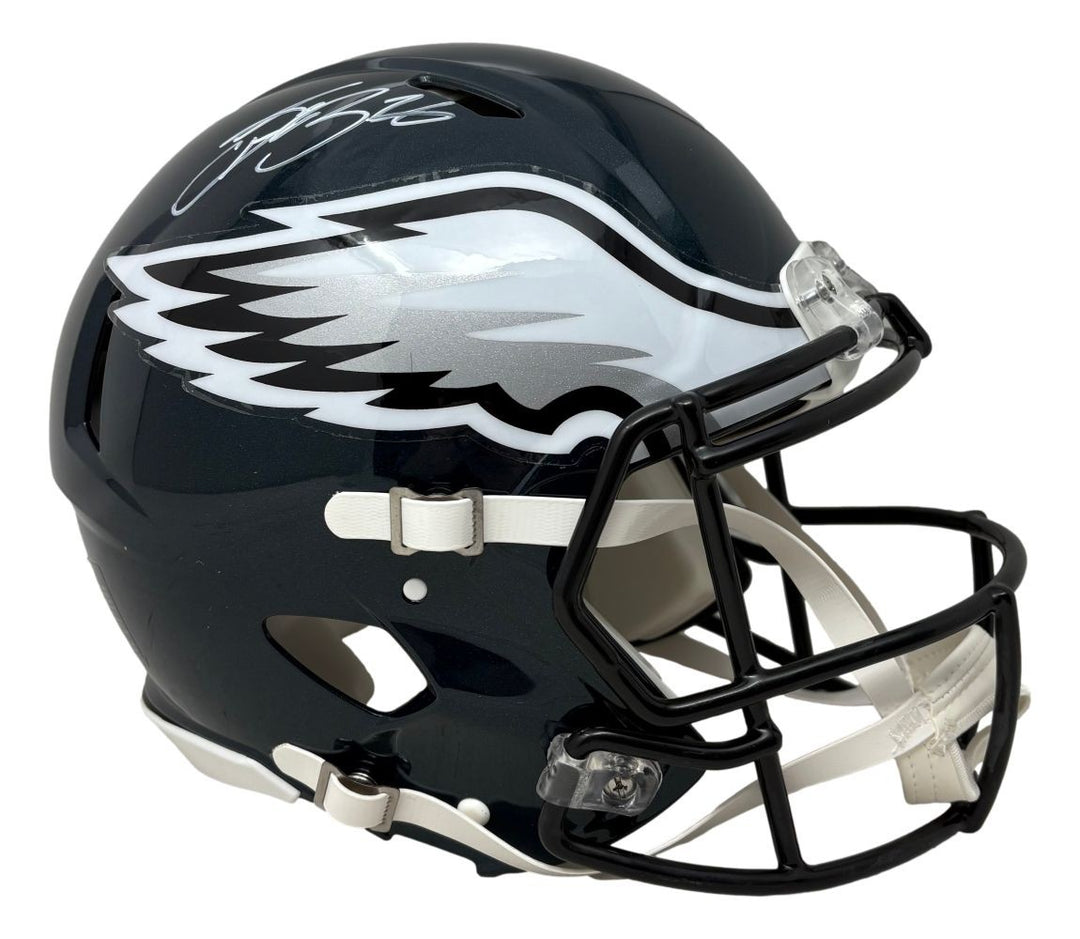 Saquon Barkley Signed Philadelphia Eagles FS Authentic Speed Helmet PSA/DNA