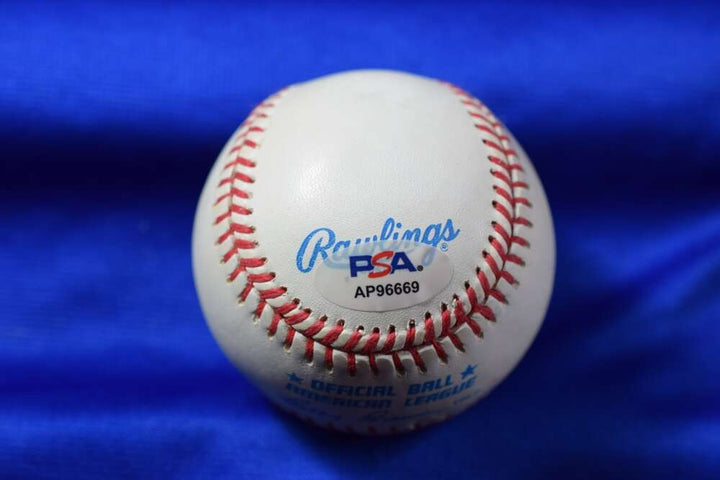 Carlton Fisk PSA DNA Autograph American League OAL Signed Baseball