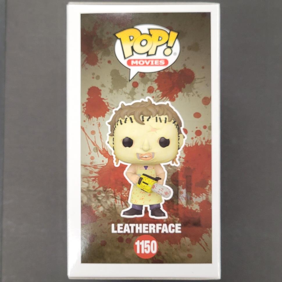 Bob Elmore signed Leatherface Funko Pop Inscription autograph Beckett BAS WIT