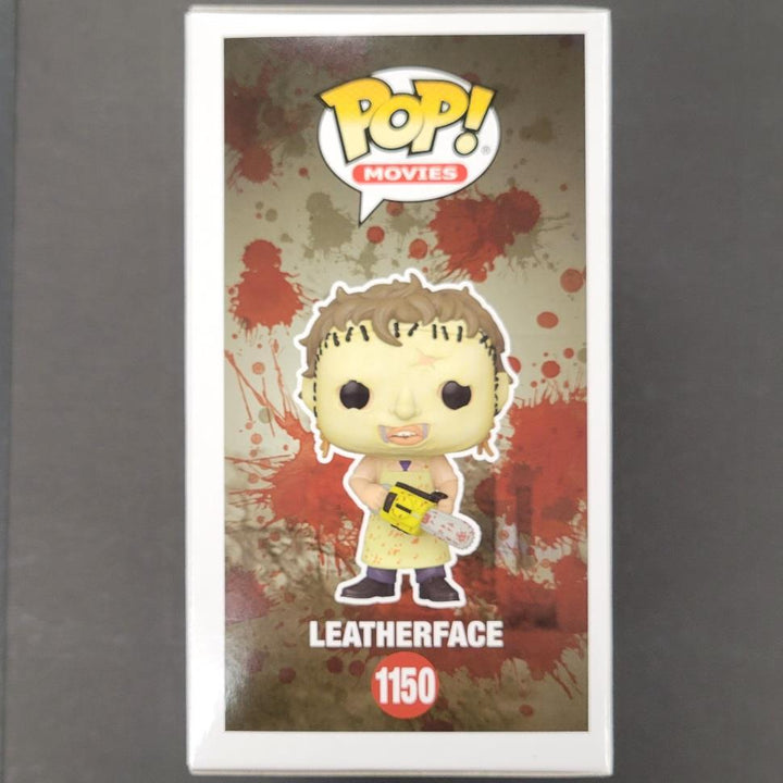 Bob Elmore signed Leatherface Funko Pop Inscription autograph Beckett BAS WIT