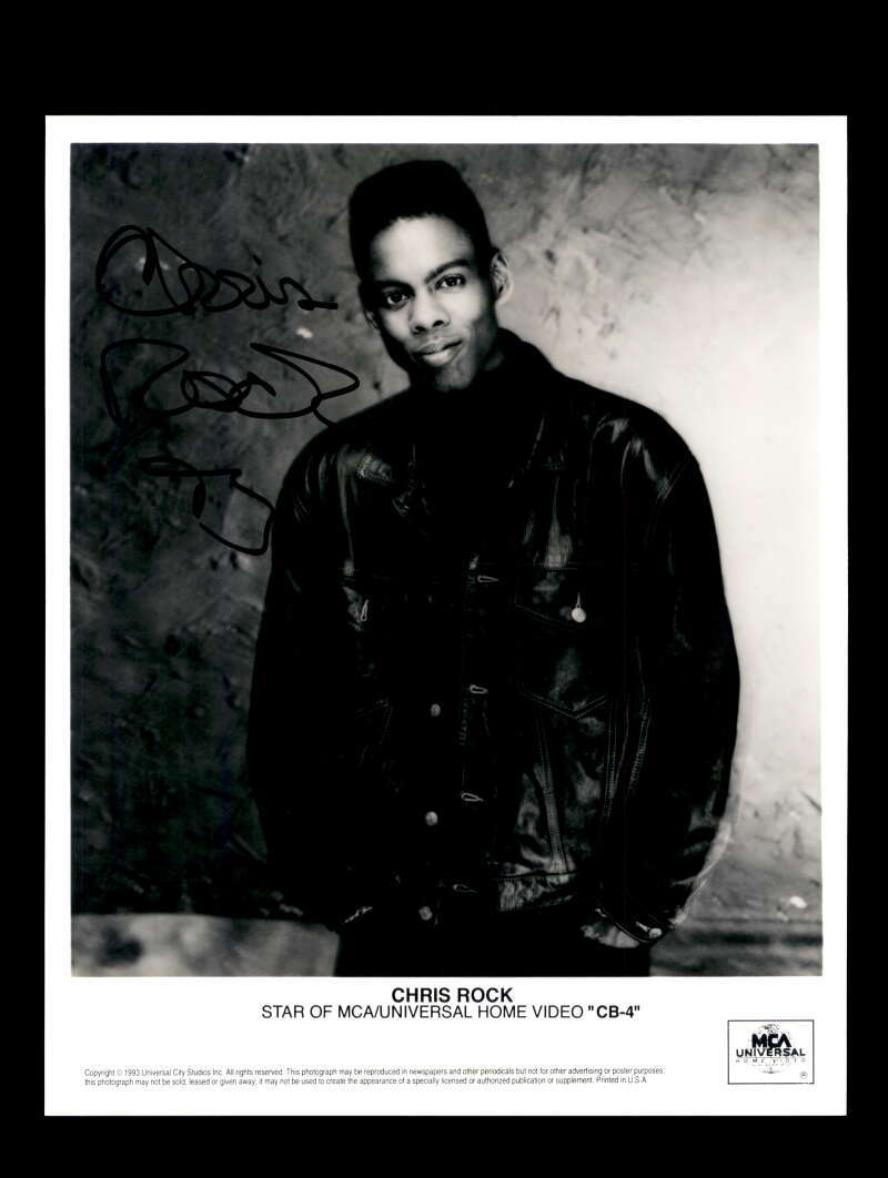 Chris Rock JSA Coa Signed 8x10 Photo Autograph