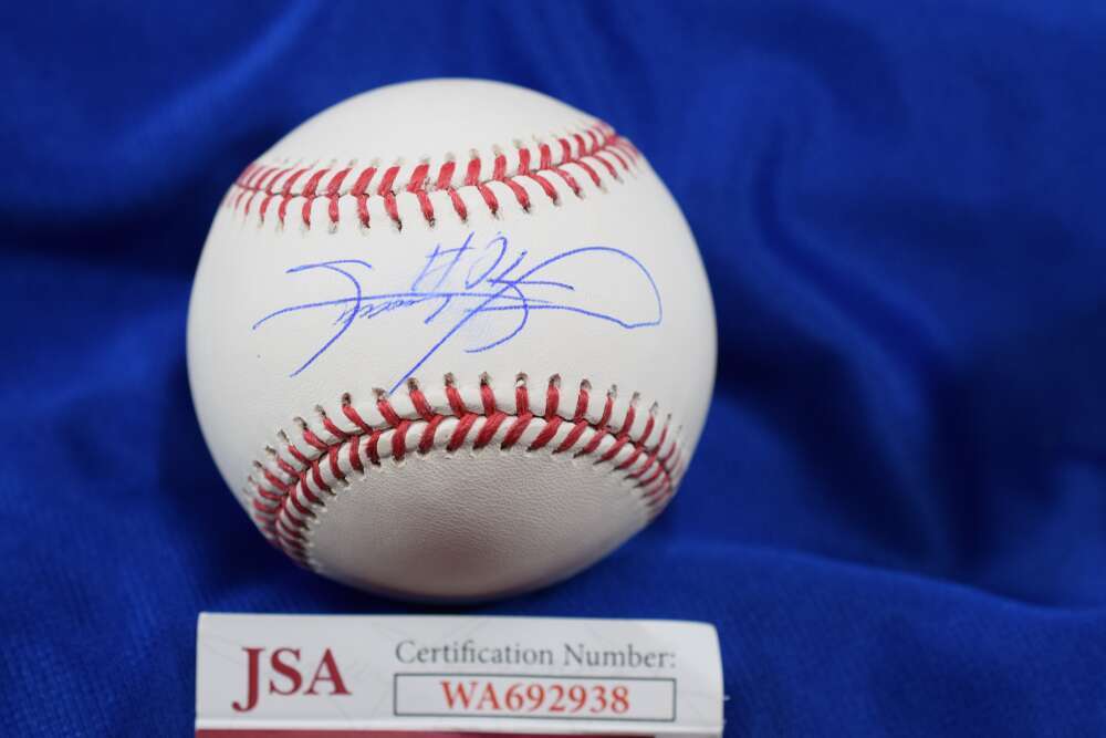 Sammy Sosa JSA Coa Signed Major League Autograph Baseball Cubs