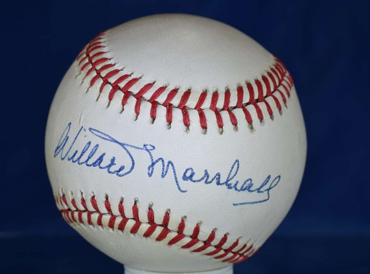 Willard Marshall Psa/dna National League Autograph Signed Baseball Authentic