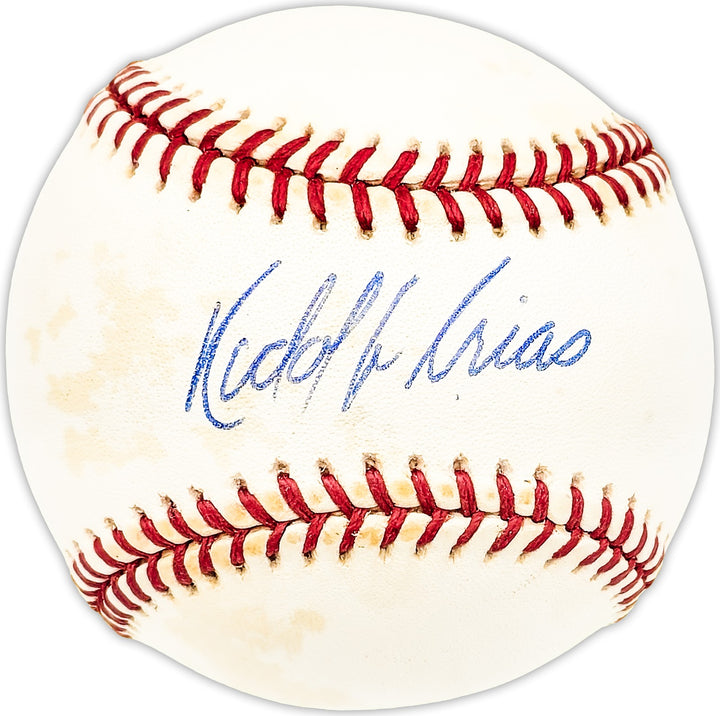 Rodolfo Arias Autographed AL Baseball Chicago White Sox Beckett QR #BM25102