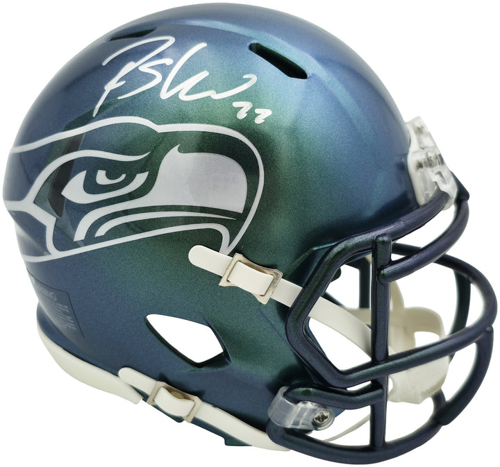 Rashid Shaheed Signed Seattle Seahawks Rivalries Speed Mini Helmet MCS Holo