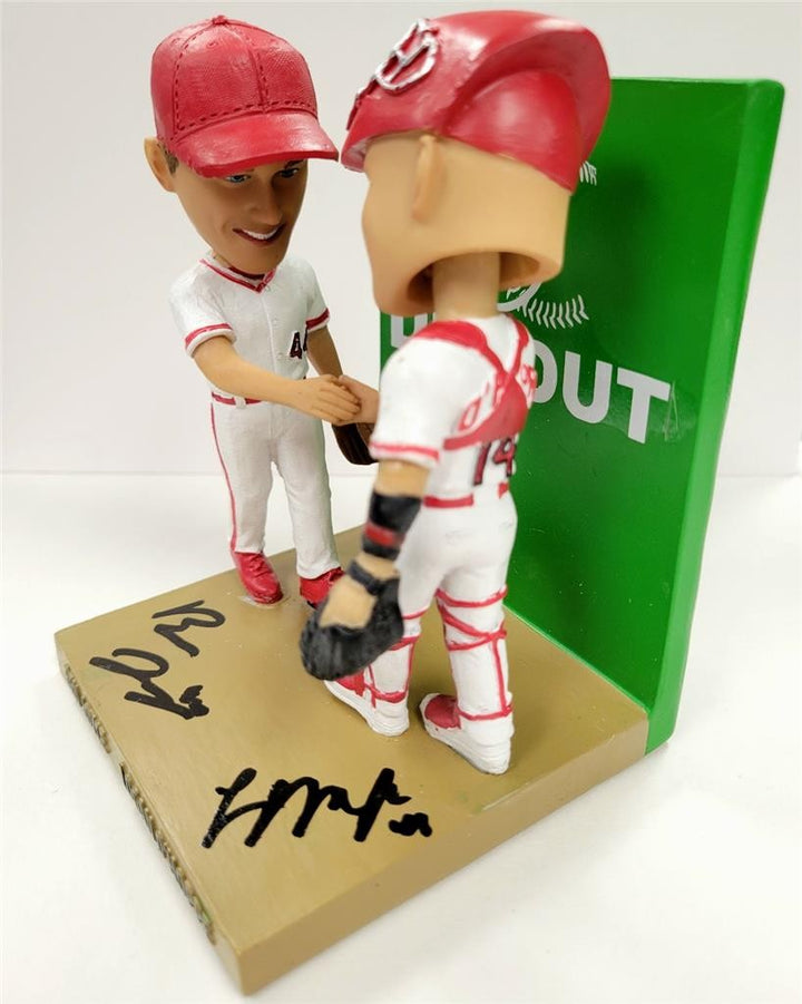 Logan O'Hoppe & Ben Joyce signed Angels Bobblehead LE /250 ~ Beckett BAS