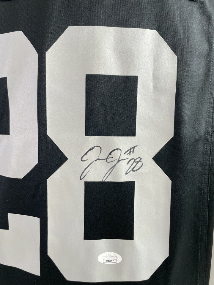 Josh Jacobs Autographed Las Vegas Raiders Official Nike Game Jersey NWT JSA COA