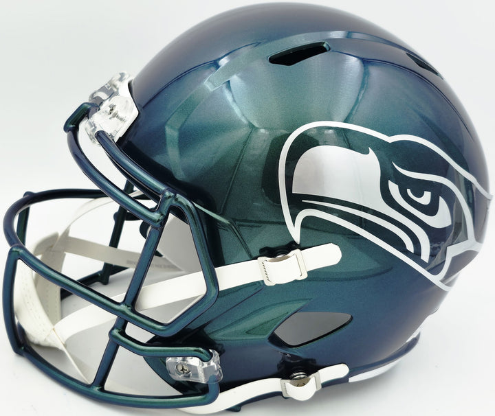 Leonard Williams Signed Seahawks Full Size Rivalries Speed Helmet Beckett Wit