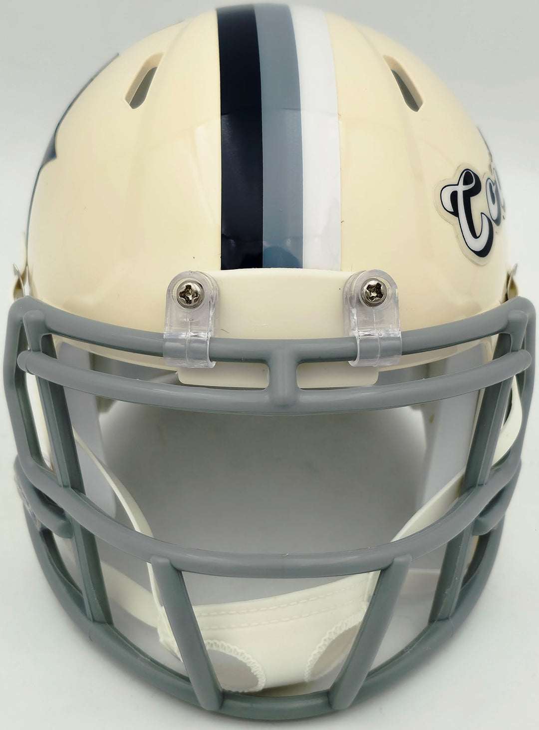Dez Bryant Signed Dallas Cowboys Cream Retro Speed Mini Helmet Beckett Witness