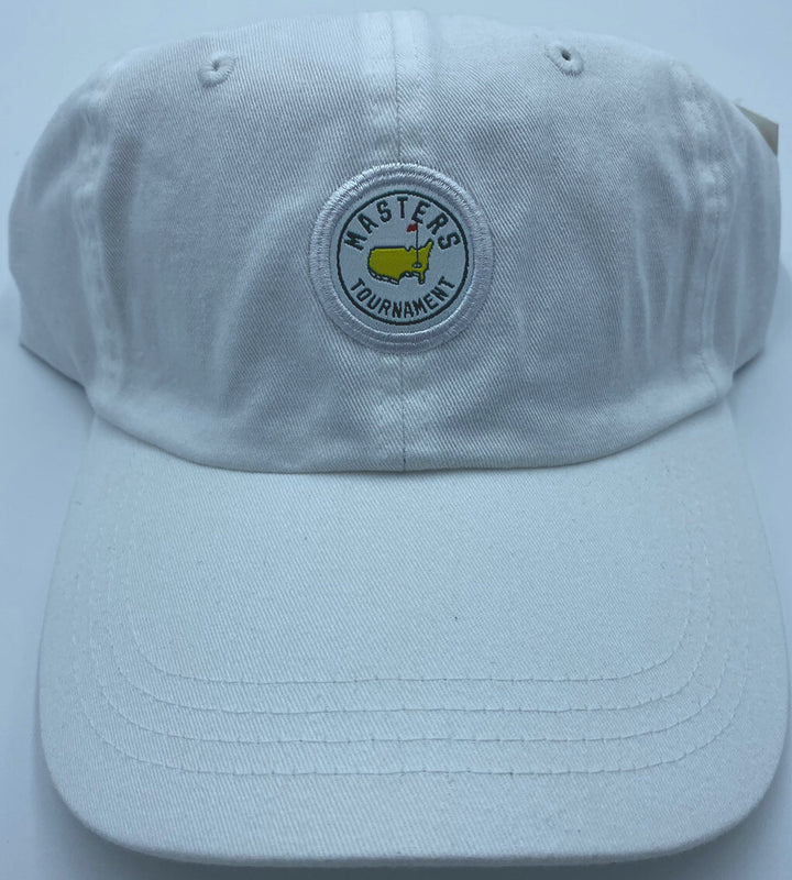 2022 MASTERS WHITE CIRCLE PATCH COTTON HAT AUGUSTA NATIONAL GOLF NEW