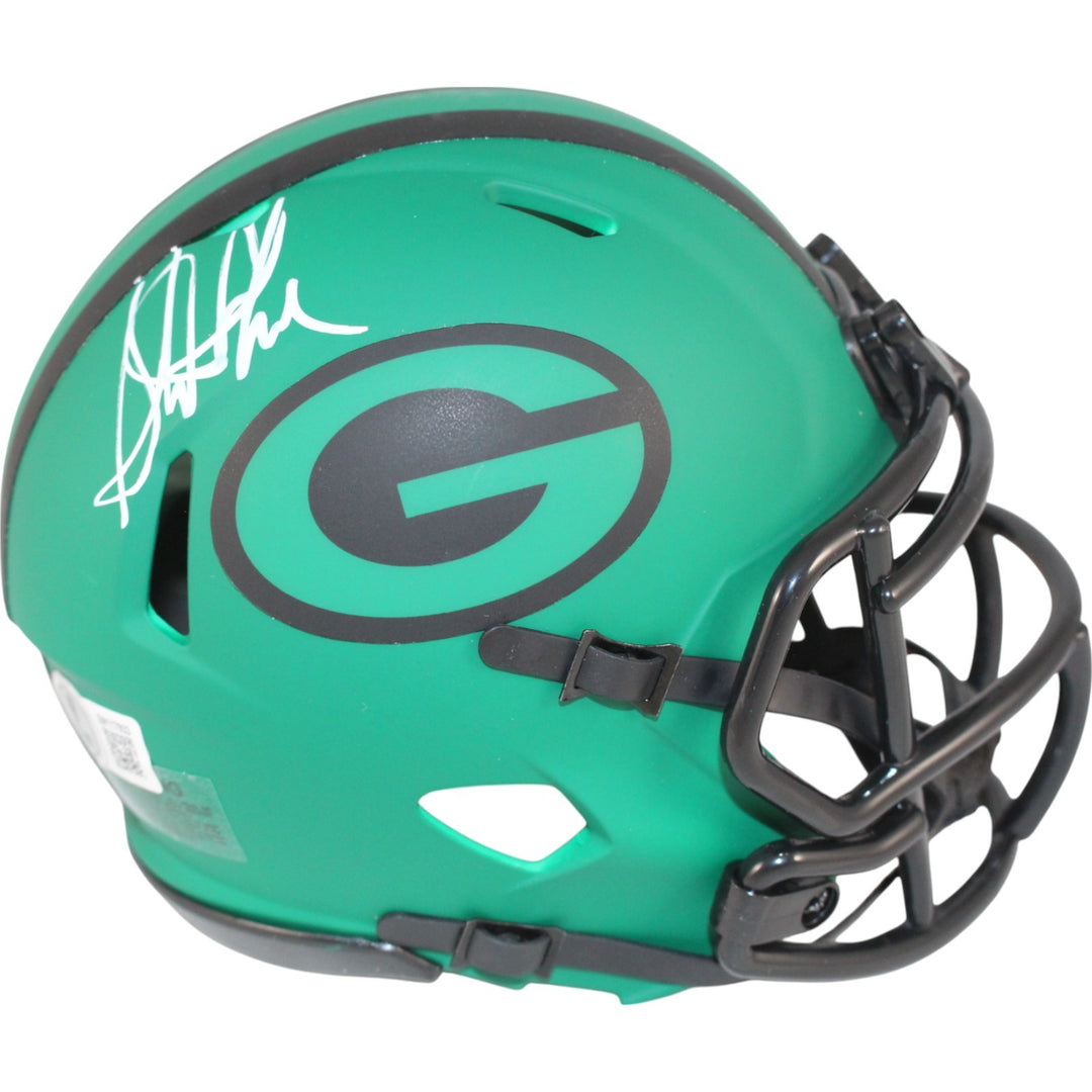 Sterling Sharpe Autographed Green Bay Packers Mini Helmet Rave Beckett 50913