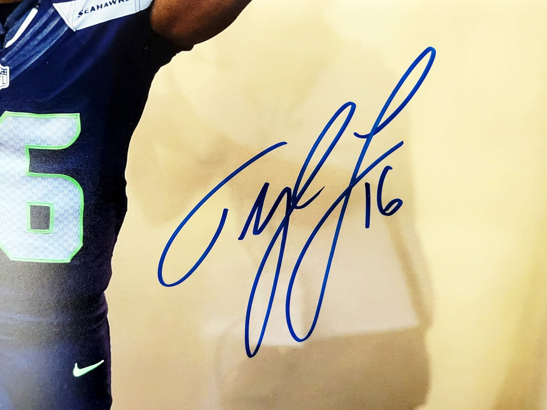 Tyler Lockett Autographed Signed 16x20 Photo Seattle Seahawks Tunnel MCS Holo