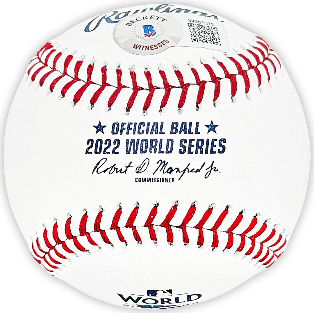 Yordan Alvarez Auto 2022 WS MLB Baseball Astros 2022 WS Winning 3-Run HR Beckett