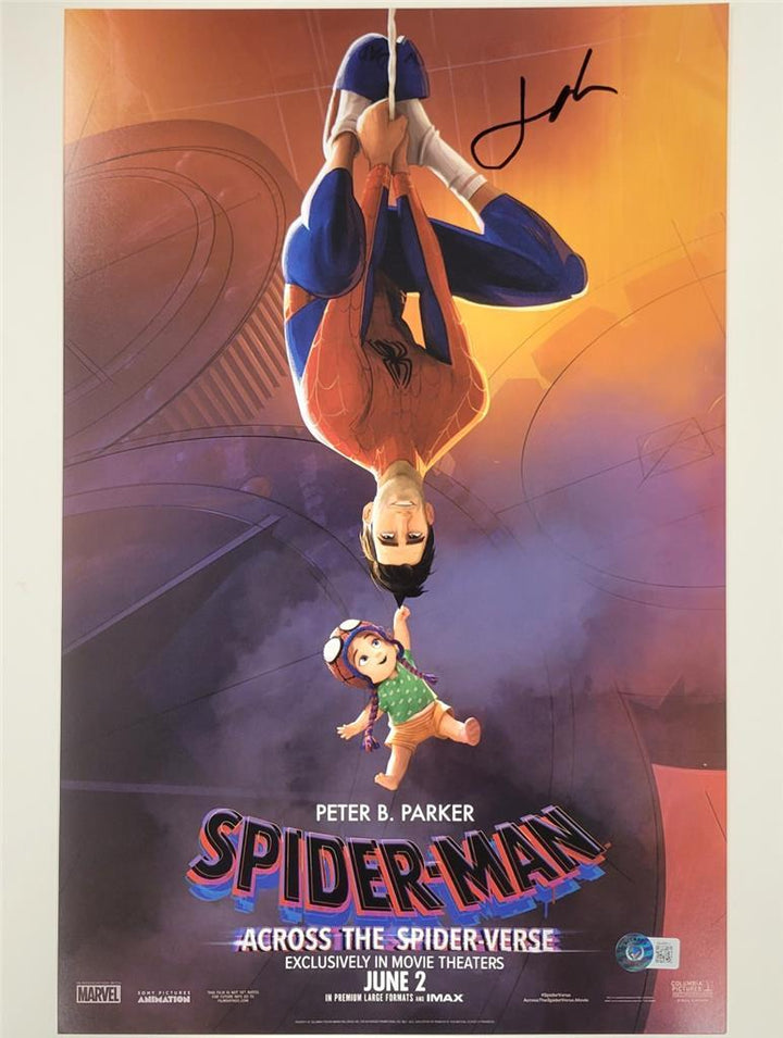 Jake Johnson signed Spider-Man 11x17 photo Peter B. Parker autograph (D) ~ BAS