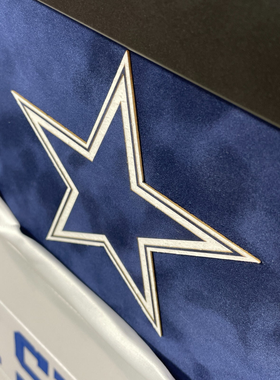 Emmitt Smith Autographed Dallas Cowboys Jersey Framed BAS Prova Signed White